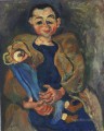 Mujer con muñeca Chaim Soutine Expresionismo